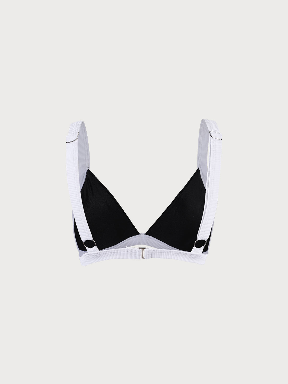 khatistore.com Contrast Trim Triangle Bikini Top