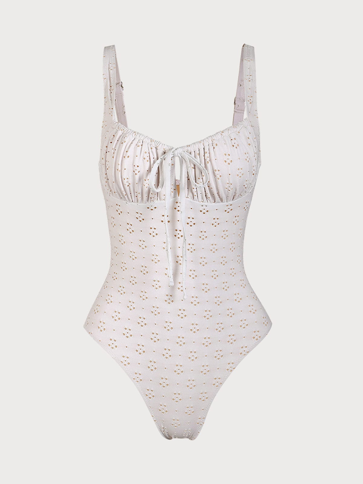 khatistore.com Exclusive: Floral Cutout One-Piece Swimsuit